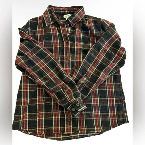 Women’s LL Bean Flannel Petite XS - Picture 1 of 5
